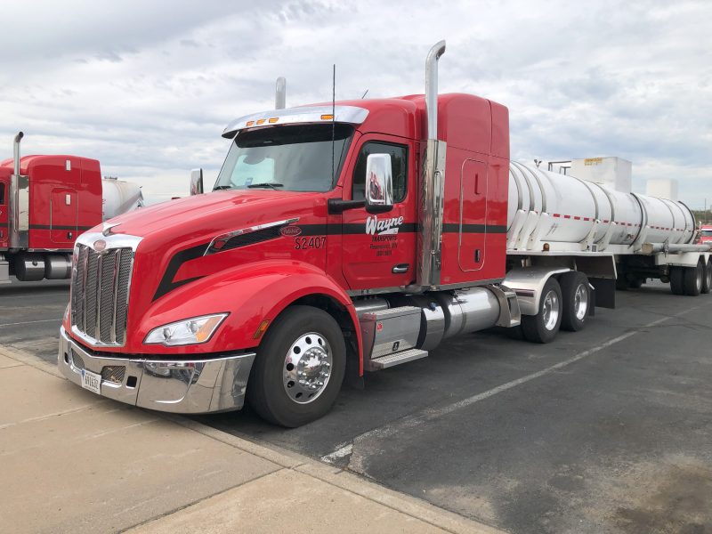 red Peterbilt