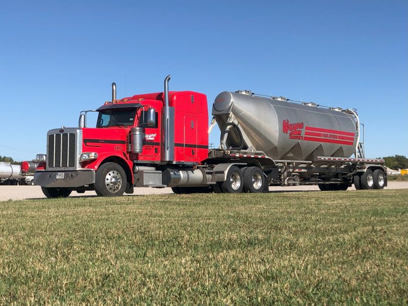 Main Wayne transport truck