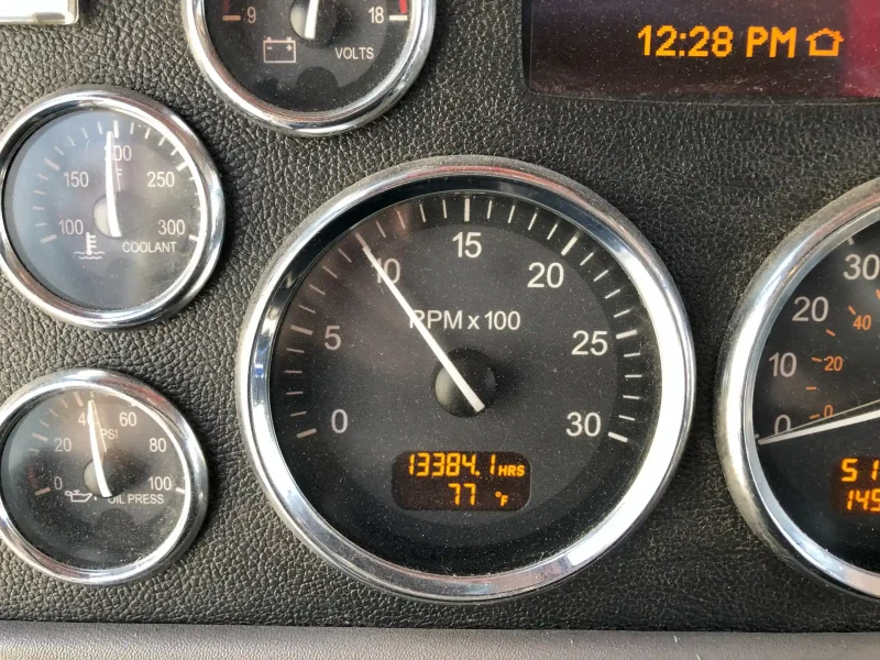 truck at operating idle