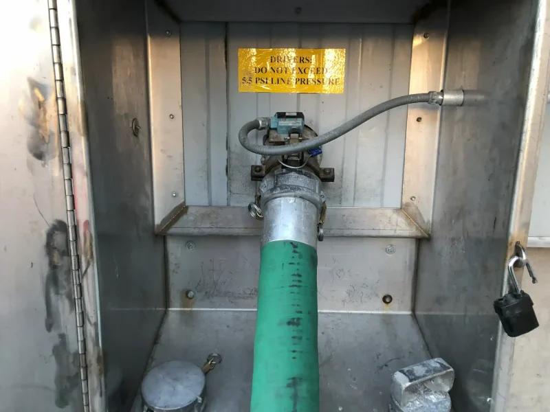 hose hooked up