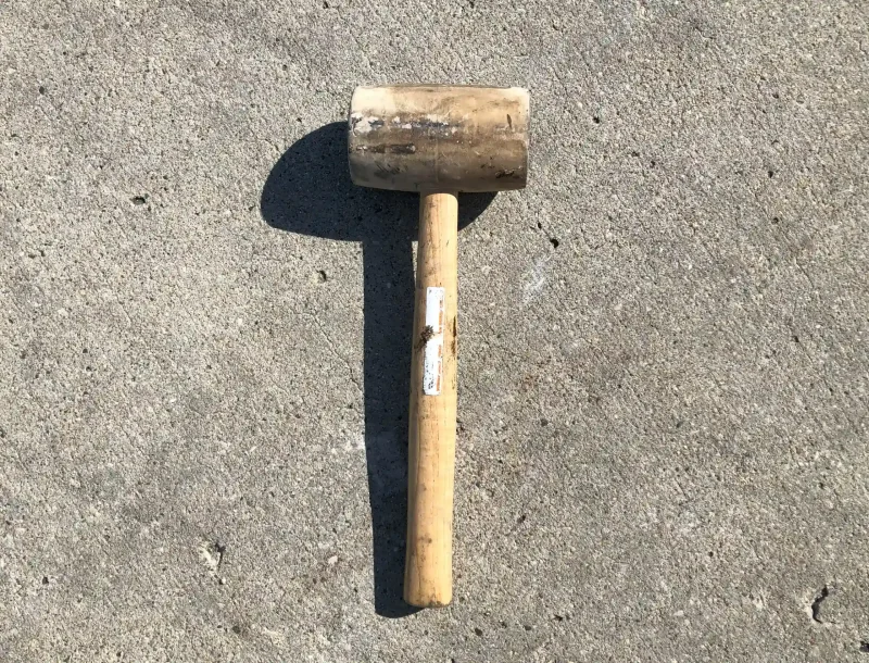 rubber mallet