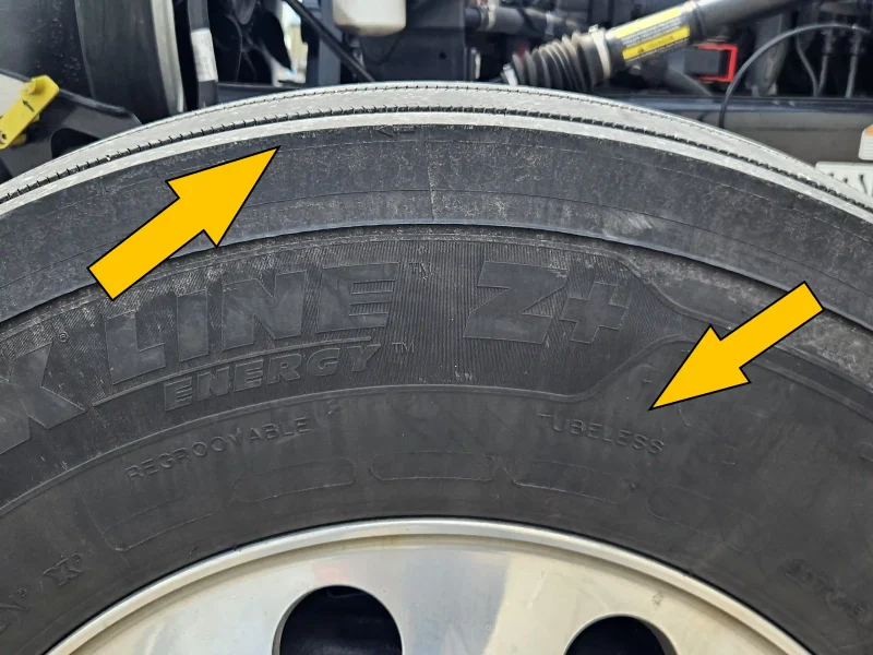 pre-trip inspection tire check