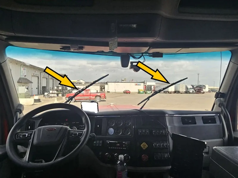 pre-trip inspection windshield wipers